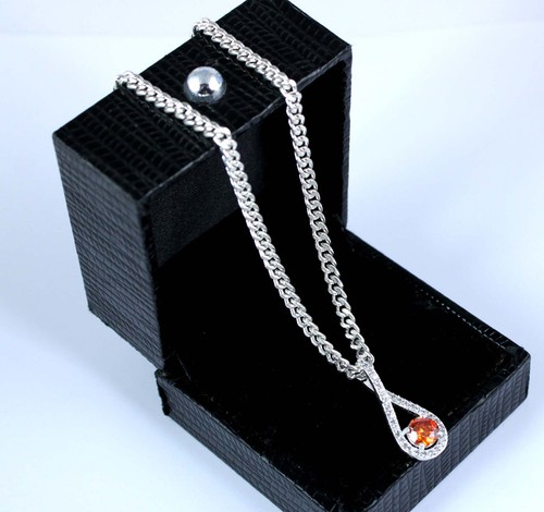 Orange diamant solitaire 18 - diamant, 1.18