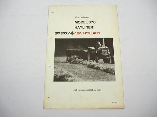 Sperry new holland 376 - holland,