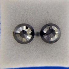 1.05tcw Rond Rose Coupe Noir