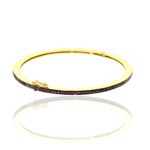 Bracelet fin rubis 18 - fin, en