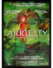 Affiche ARRIETTY Sous Plancher Hayao Miyazaki Studio Ghibli Yonebayashi A419