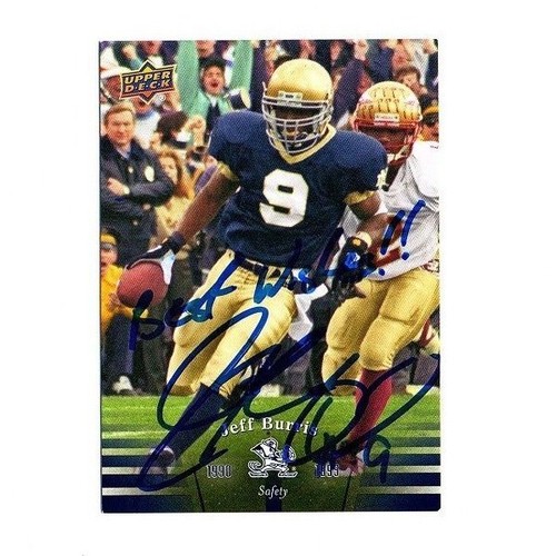 Jeff burris notre dame irish - burris,