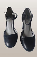 Escarpins d'occasion en cuir noir à bout rond Jonak pointure 36