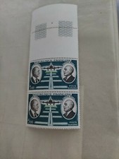 Aérien 1971 bloc de 2 timbres Daurrat et Vanier YT 46  val 5,00f