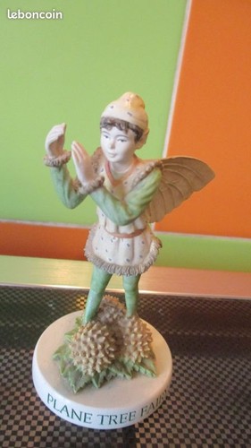 Figurine fée platane flower - fée,