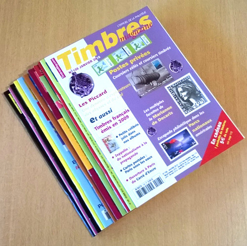 Timbres magazine année - timbres, 2010