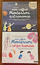 2 COFFRETS MOTESSORI CORPS HUMAIN ASTRONOMIE NEUF SOUS BLISTER