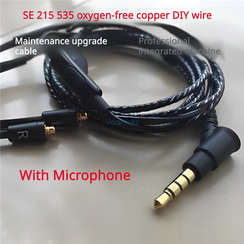 Audio cable with - cable, for