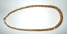 collier maille palmier plaqué or 18 K