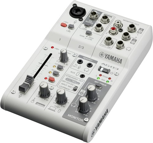 Yamaha ag06mk2 blanc canaux - yamaha,