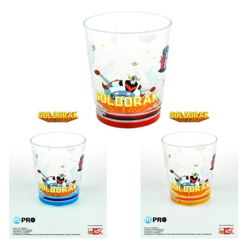 Verre plastique goldorak - verre,