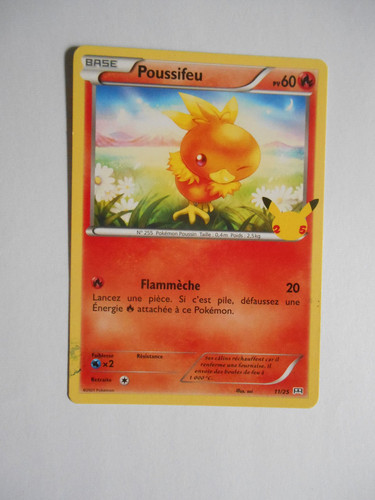 Carte pokémon poussifeu pv - pokémon,