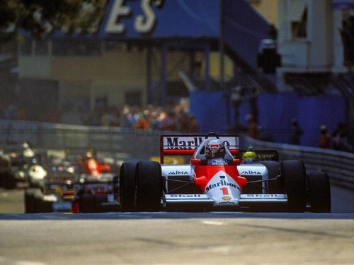 Photo alain prost devant - alain,