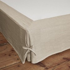 Cache sommier 140x190 cm Lin