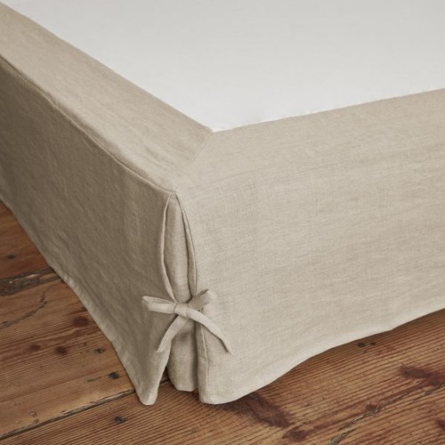 Cache sommier 140x190 lin - sommier,