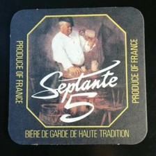 N95 Sous-bock bière Septante 5 bière de garde de haute tradition 