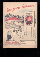 protege cahier PUBLICITAIRE ancien école scolaire pub cam des deux sevres ferme