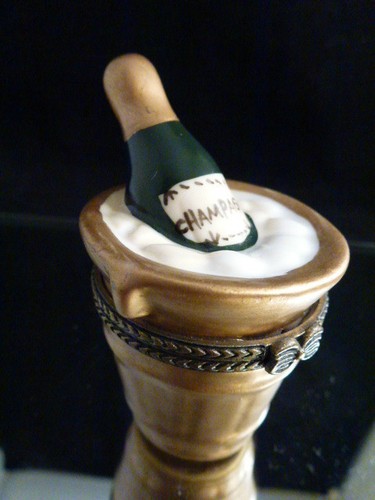 Champagne bottle ice bucket - champagne,