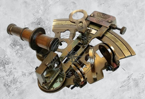 Ancien sextant marine - sextant,