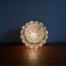 Applique murale plafonnier verre minimaliste hublot 1970 seventies LAMP-7510