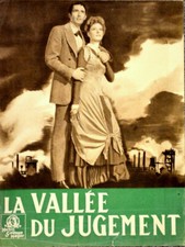 Gregory Peck Greer Garson VALLEE DU JUGEMENT Tay Garnett 1945 MANUEL 24x31 4p