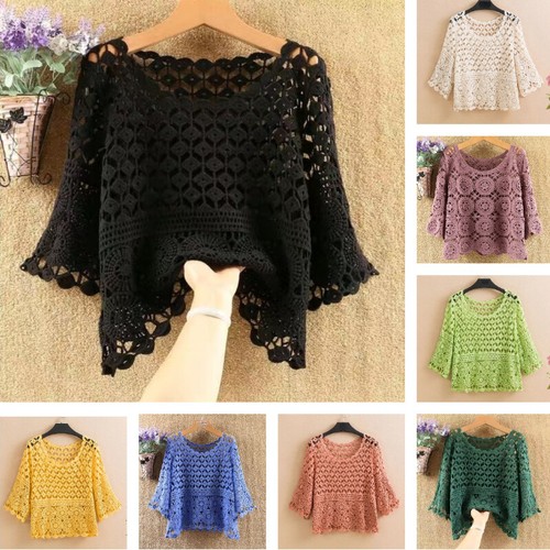 Femmes crochet haut - crochet, court