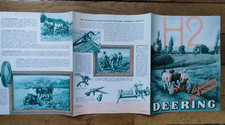 RARE," DEERING", FAUCHEUSE H2 ,MATERIEL AGRICOLE,PAYSANNERIE,ANNEES 30