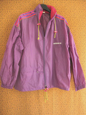 Veste ADIDAS Vintage Ventex 80'S Coupe vent Pluie Impermeable Nylon - 162 / S