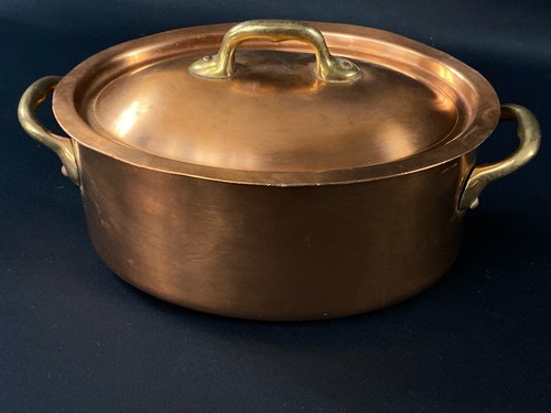 Cocotte ovale cuivre - cocotte,
