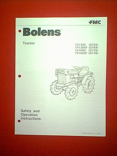 Bolens iseki tractor - bolens, #s