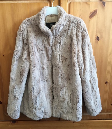 Veste fausse fourrure - en, beige