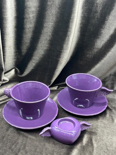 Tasses céramique violette - céramique,