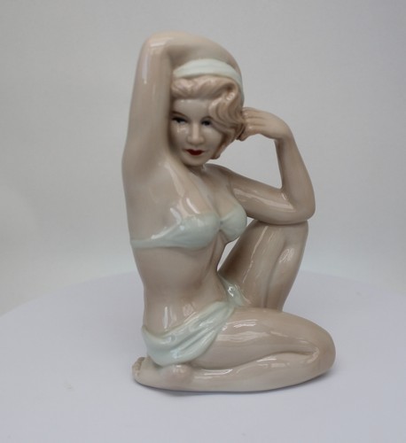 Figurine baigneuse pin - baigneuse, pin-up
