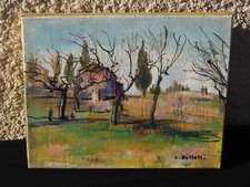 TABLEAU HUILE SUR TOILE LA