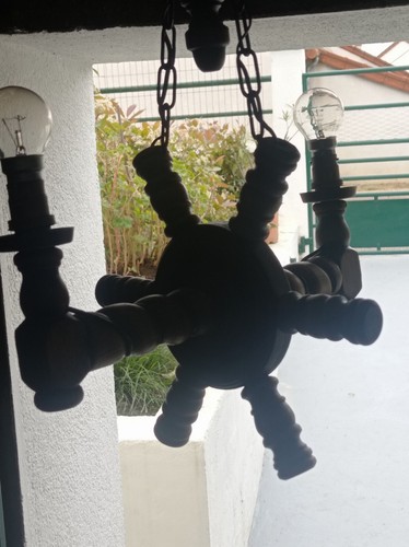 Ancien lustre suspension - , en