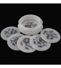 Marbre Thé sous-Verre Demi