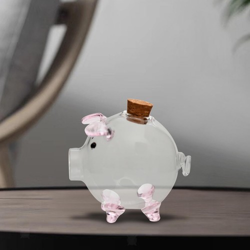 Figurine cochon verre - figurine, en