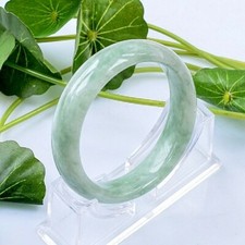 Magnifique Bracelet Jonc en Jade Vert Tailles aux choix 59/61/60/62mm