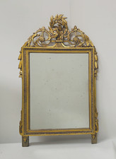 miroir Louis XVI en bois doré
