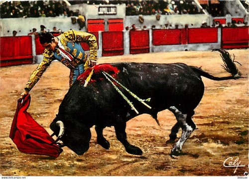 Carte postale corrida - postale,