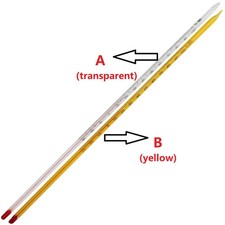 1 pc Thermomètre liquide en