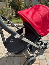 bugaboo cameleon, red fabric