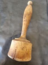 Ancien gros Pilon en Bois Tourné Massif Déco Cuisine Art Populaire 