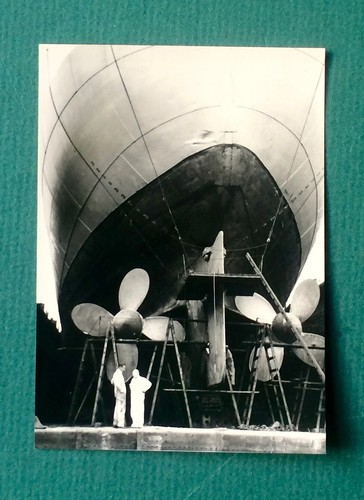 Photo ancienne bateau paquebot - photo,