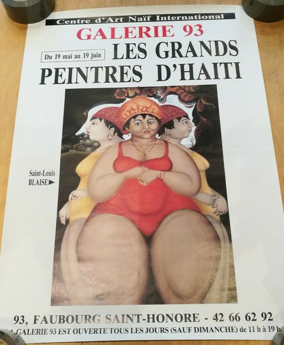 Affiche exposition art - art, naif