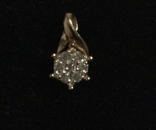 Pendentif marguerite 18 - pendentif, or