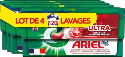 Lot 120 pods ariel - 120, extra