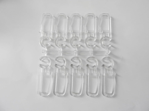 Crochets plastique escargot - plastique,