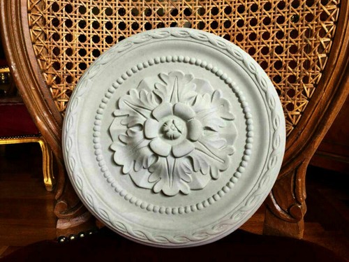 Stuc rosette élément - rosette,