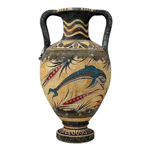 Vase minoen poterie - , peinture